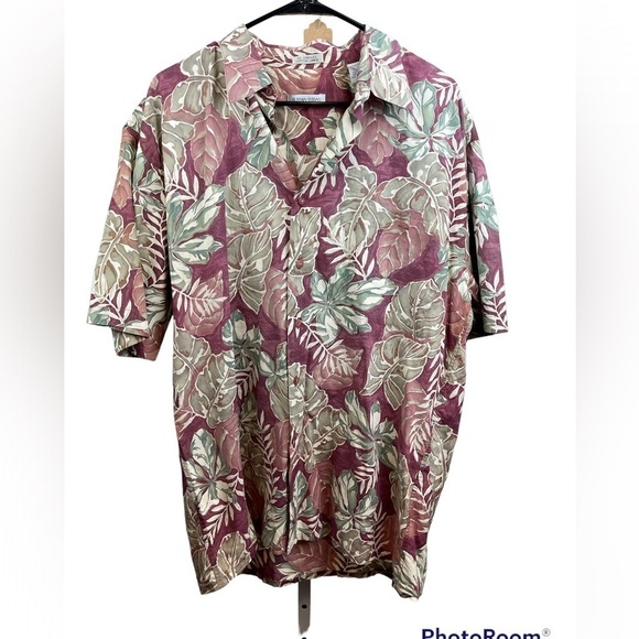 Burma Bibas Other - 𝅺BURMA Bibas casual button up short sleeve Hawaiian shirt. 100% cotton. Large